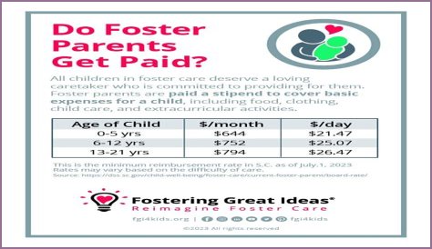 How Much Do Foster Parents Get Paid In Georgia